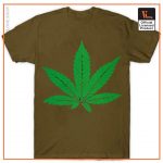 Green Leafe Dr Dre Vlone Shirt Brown - Vlone Shirt