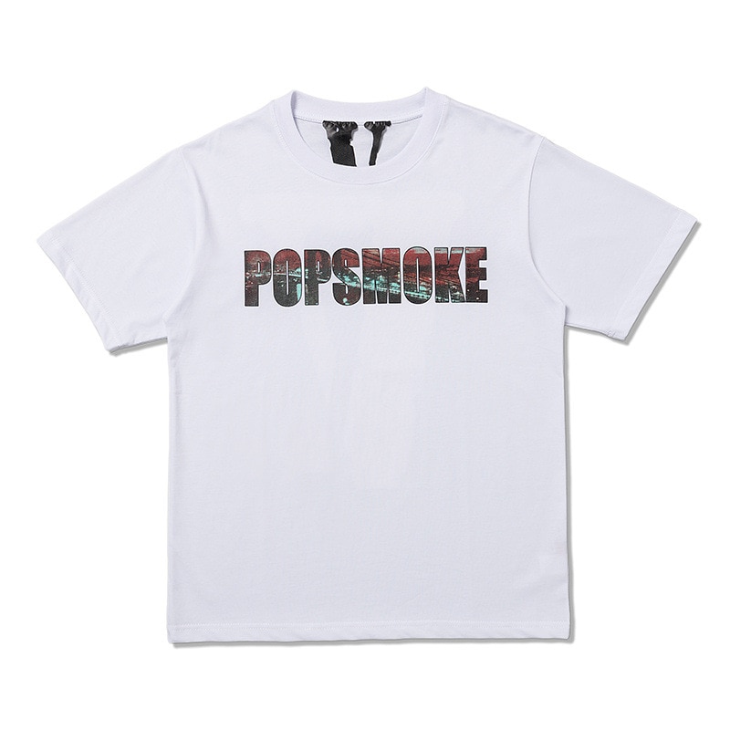 新品] POP SMOKE × VLONE CITY WHITE TEE ① ic.sch.id