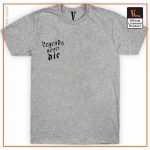Juice Wrld X Vlone Legends Never Die T shirt Gray - Vlone Shirt