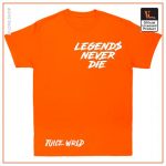 Juice Wrld x Vlone Inferno Tee Yellow for Adults Orange - Vlone Shirt