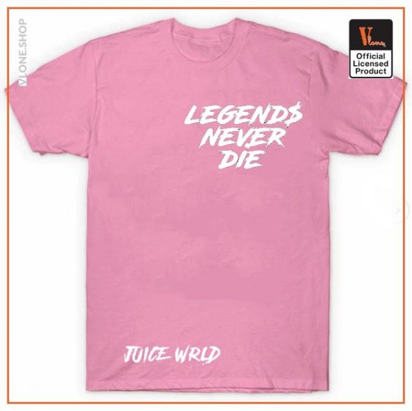 Juice Wrld x Vlone Inferno Tee Yellow for Adults Pink - Vlone Shirt