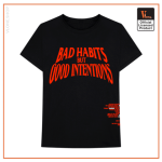 Nav x Vlone Bad Habits Tee Black - Vlone Shirt