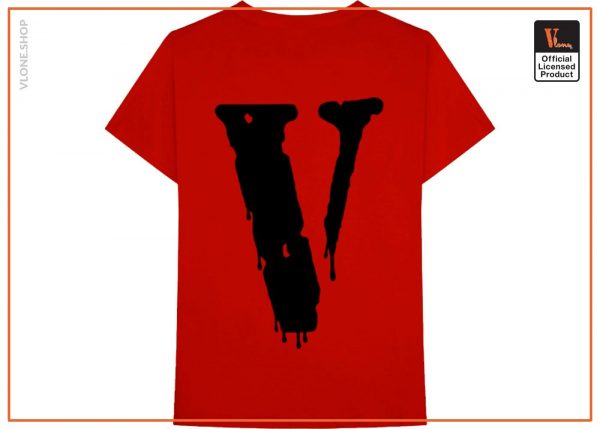 Nav x Vlone Drip T Shirt Red 2 - Vlone Shirt