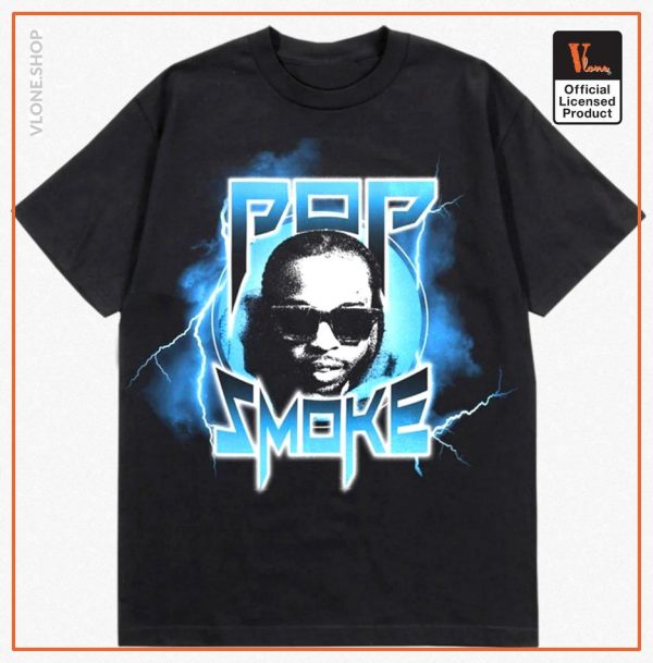 Pop Smoke Thunder T Shirt 1 - Vlone Shirt
