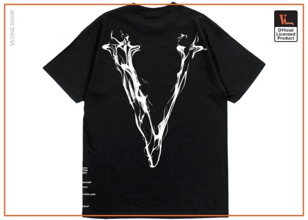 Pop Smoke x Vlone Faith Black T Shirt Back - Vlone Shirt