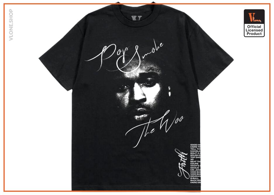 Pop Smoke x Vlone Faith Black T shirt Front 937x669 1 - Vlone Shirt