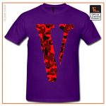 VLONE Camo Friend Shirt Purple 1 - Vlone Shirt