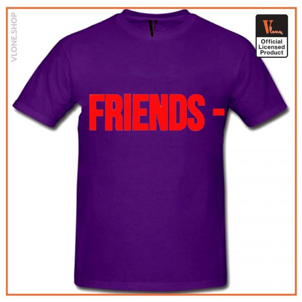 VLONE Camo Friend Shirt Purple - Vlone Shirt