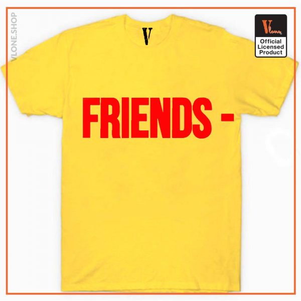 VLONE Camo Friend Shirt Yellow - Vlone Shirt