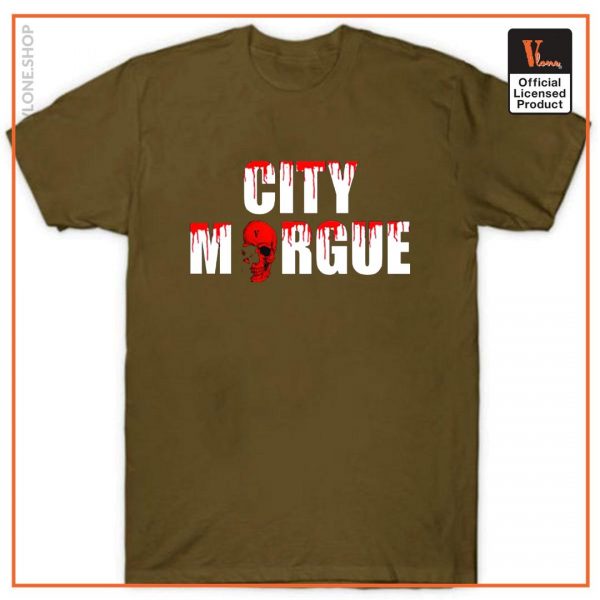 VLONE City Morgue Dogs T Shirt Brown - Vlone Shirt
