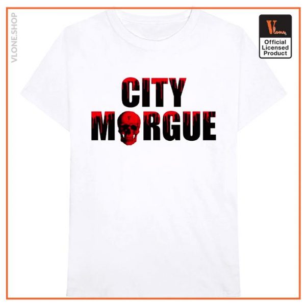 VLONE City Morgue Dogs T Shirt White - Vlone Shirt