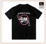 VLONE I DONT DIAL 911 Black T Shirt Front - Vlone Shirt