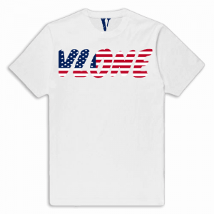 VLONE Text with USA Flag T-shirt VLC2710