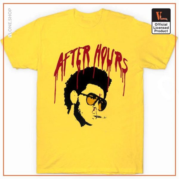 Vlone After Hours I Afro Tee Yellow - Vlone Shirt