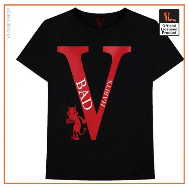 Vlone Bad Habits T Shirt 1 - Vlone Shirt