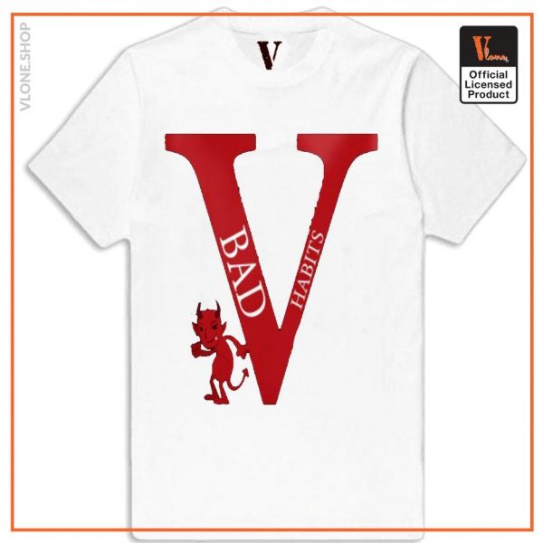 Vlone Bad Habits T Shirt 8 - Vlone Shirt