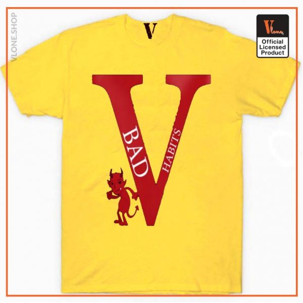 Vlone Bad Habits T Shirt 9 - Vlone Shirt