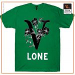Vlone Black Flowers T Shirt 4 - Vlone Shirt