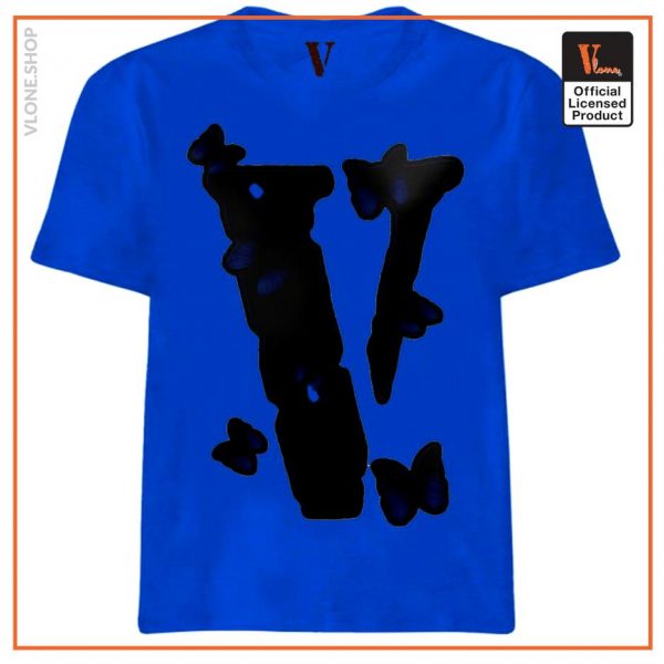 Vlone Black Shape Butterfly T Shirt 2 - Vlone Shirt