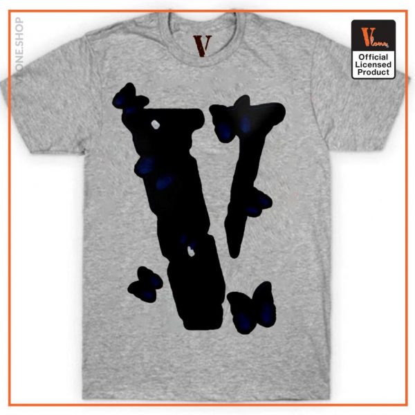 Vlone Black Shape Butterfly T Shirt 3 - Vlone Shirt