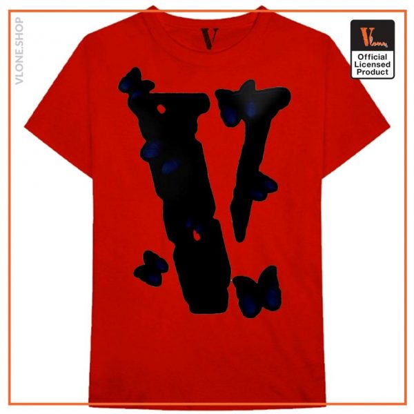 Vlone Black Shape Butterfly T Shirt 6 - Vlone Shirt