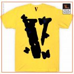 Vlone Black Shape Butterfly T Shirt 8 - Vlone Shirt