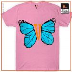 Vlone Blue Butterfly T Shirt 6 - Vlone Shirt
