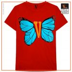 Vlone Blue Butterfly T Shirt 7 - Vlone Shirt