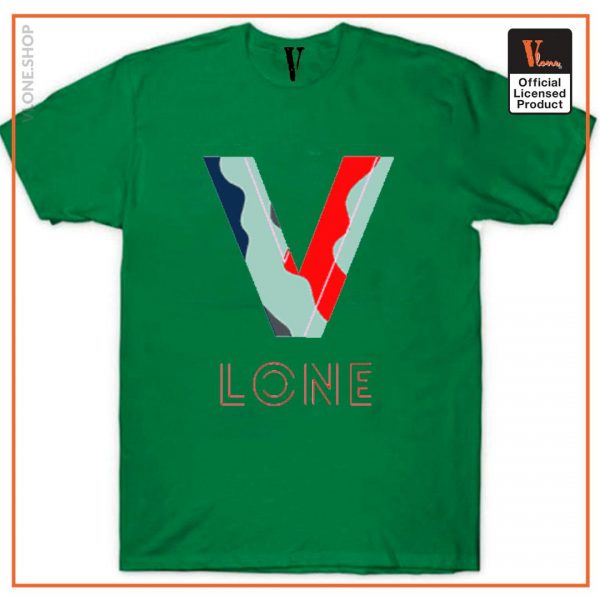 Vlone Camo Pattern T Shirt Green - Vlone Shirt