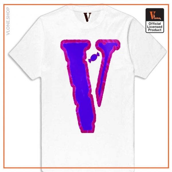 Vlone Cotton Candy Marble T Shirt 8 - Vlone Shirt