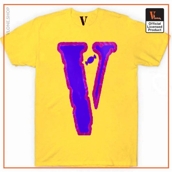 Vlone Cotton Candy Marble T Shirt 9 - Vlone Shirt