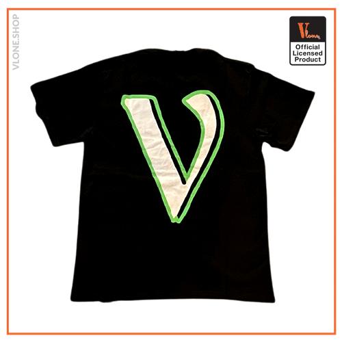 Vlone Cross Tee Black Back - Vlone Shirt