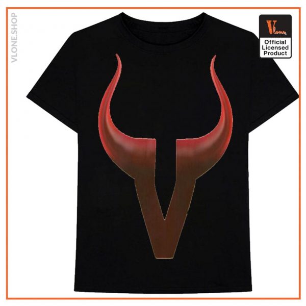 Vlone Devil Shape T Shirt 2 - Vlone Shirt