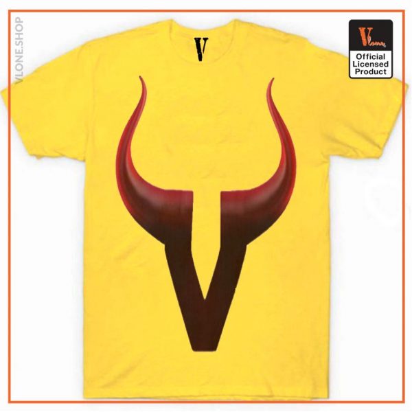 Vlone Devil Shape T Shirt 9 - Vlone Shirt