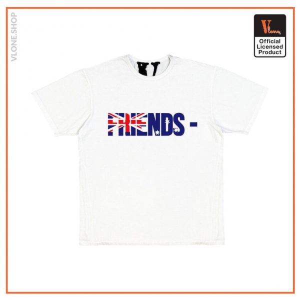 Vlone FRIENDS AUS Flag Cotton T Shirt White Front 937x937 1 - Vlone Shirt