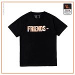 Vlone FRIENDS Desert Camo Exclusive Black T Shirt Front - Vlone Shirt