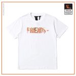 Vlone FRIENDS Desert Camo Exclusive White T Shirt Front - Vlone Shirt