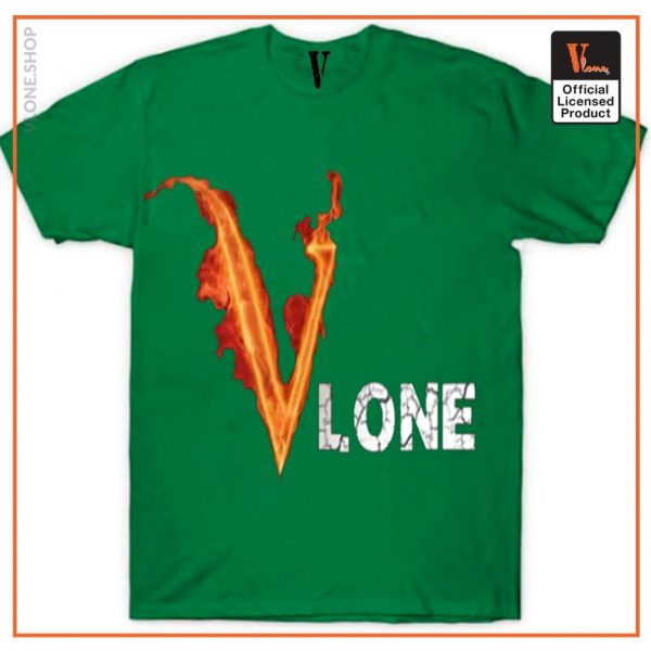 Vlone Fire Stone T Shirt 5 - Vlone Shirt
