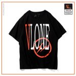 Vlone Fragment Black Tee front - Vlone Shirt