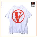 Vlone Fragment White Tee back side - Vlone Shirt