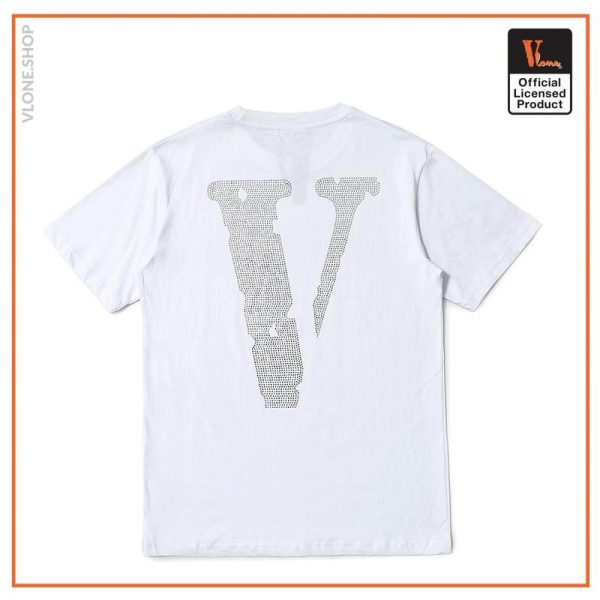 Vlone Friends Drilling Logo Tee - Vlone Shirt
