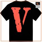 Vlone Friends Godfather Mulberry St Red Black Tee Back - Vlone Shirt