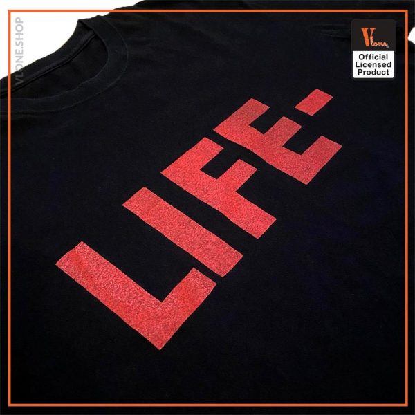 Vlone Life Tee Black Detail - Vlone Shirt