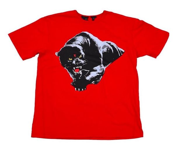 Vlone Panther T-Shirt Red VLC2710