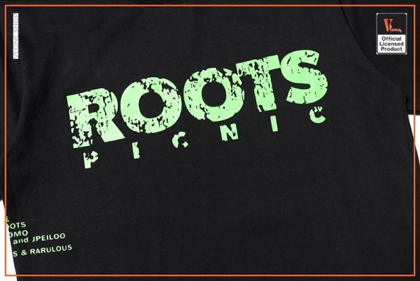 Vlone Roots Picnic Tee Black Detail 01 - Vlone Shirt