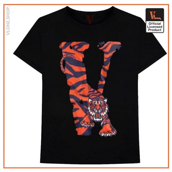 Vlone Tiger Shape T Shirt 1 - Vlone Shirt