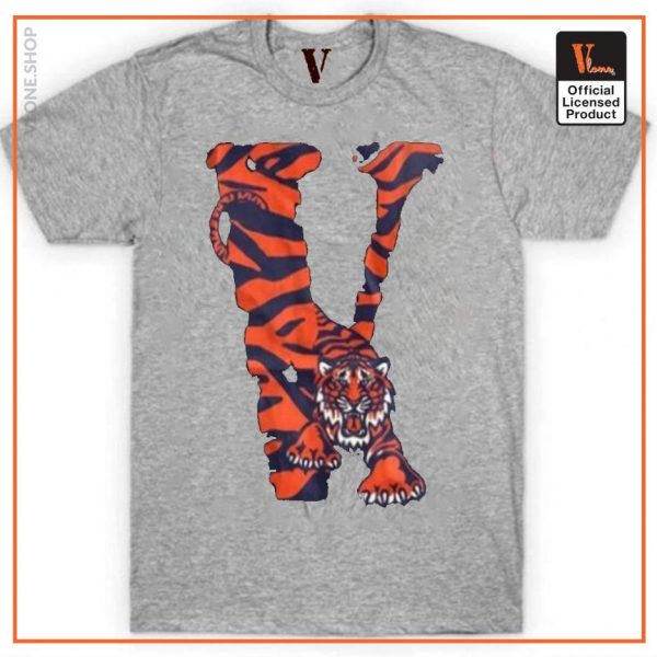 Vlone Tiger Shape T Shirt 3 - Vlone Shirt