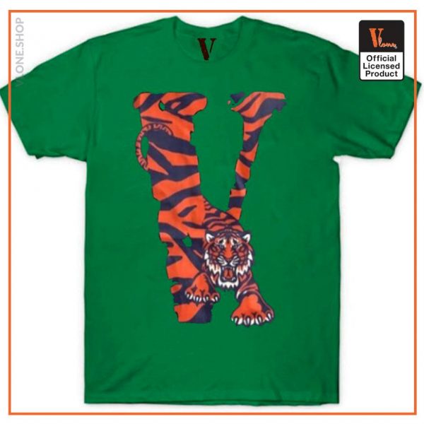 Vlone Tiger Shape T Shirt 4 - Vlone Shirt