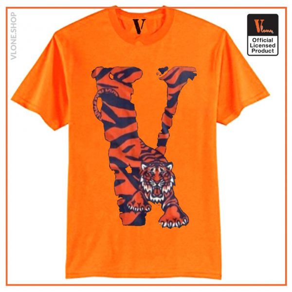 Vlone Tiger Shape T Shirt 5 - Vlone Shirt
