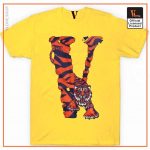Vlone Tiger Shape T Shirt 9 - Vlone Shirt